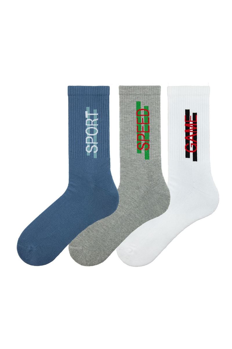 BROSS SPEED SPORT MEN SOLE TERRY SOCKS ASORTY