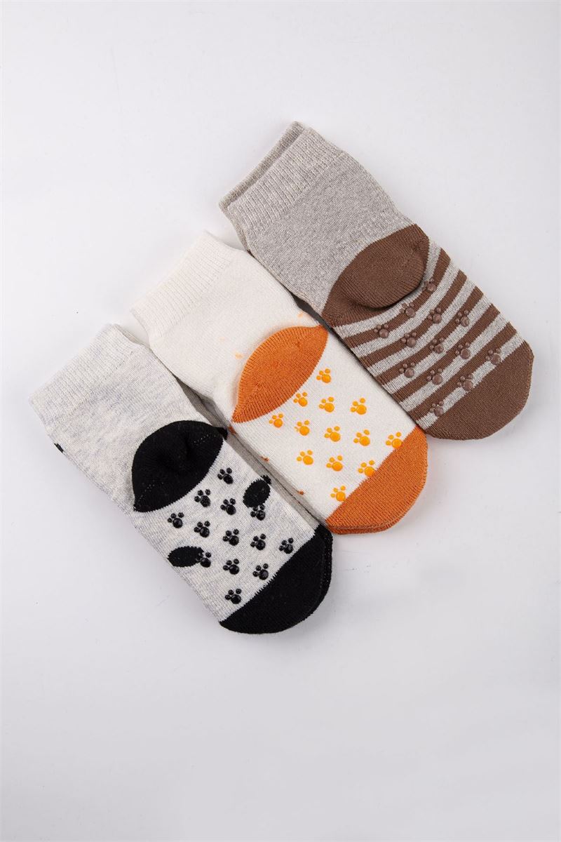 BROSS BABY FOX TERRY CREW SOCKS ASORTY