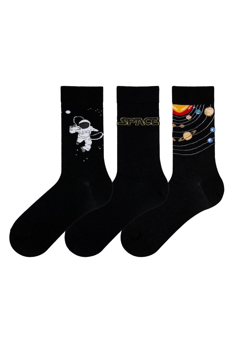 BROSS BOY SOCKS SPACE THEME ASORTY
