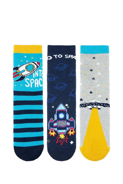 Space Boys’ Terry Socks 12