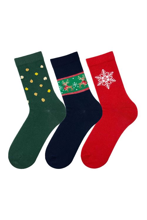 Women New Year Crew Socks 12