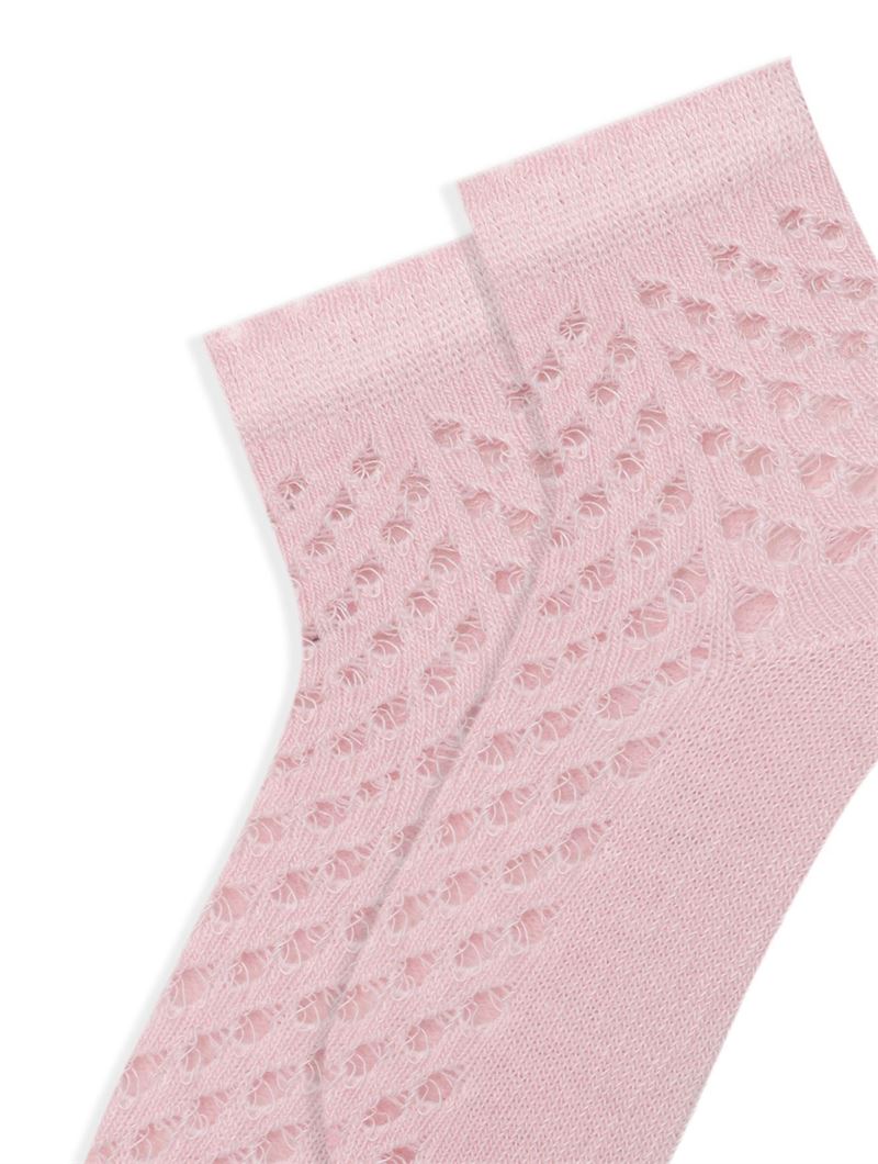 LARGE NET PATTERNED BABY SOCKS ASORTY