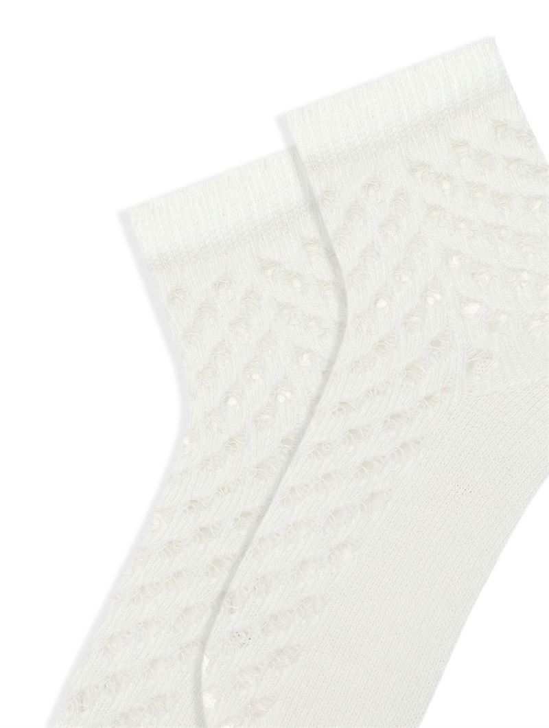 LARGE NET PATTERNED BABY SOCKS ASORTY