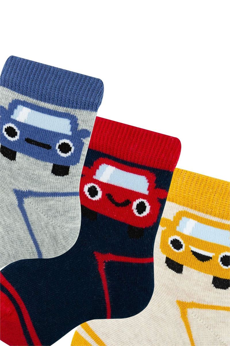 BROSS COLOR CAR ERKEK BEBEK SOKET ASORTİ