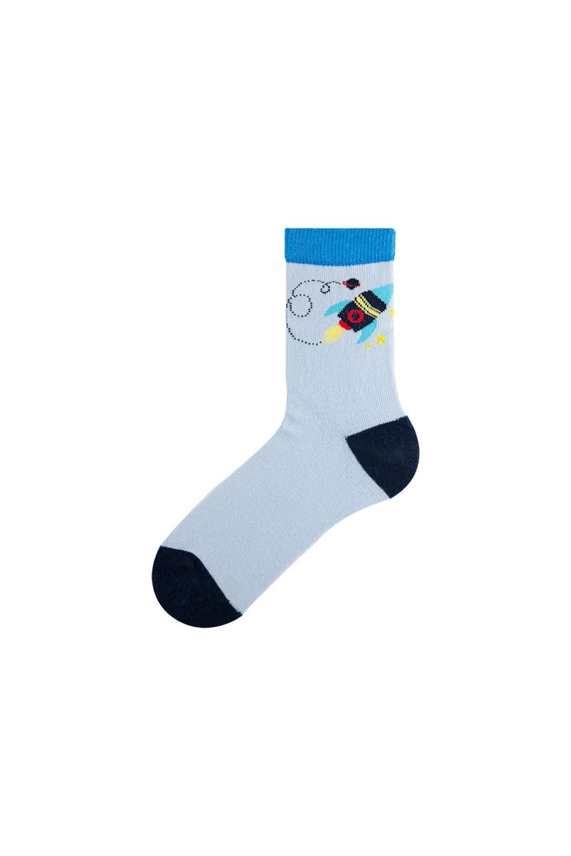 COSMOS PATTERN BOY SOCKET SOCKS ASORTY