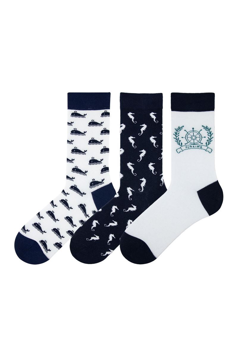 SEA THEMED TEENAGE+MENS SOCKS ASORTY