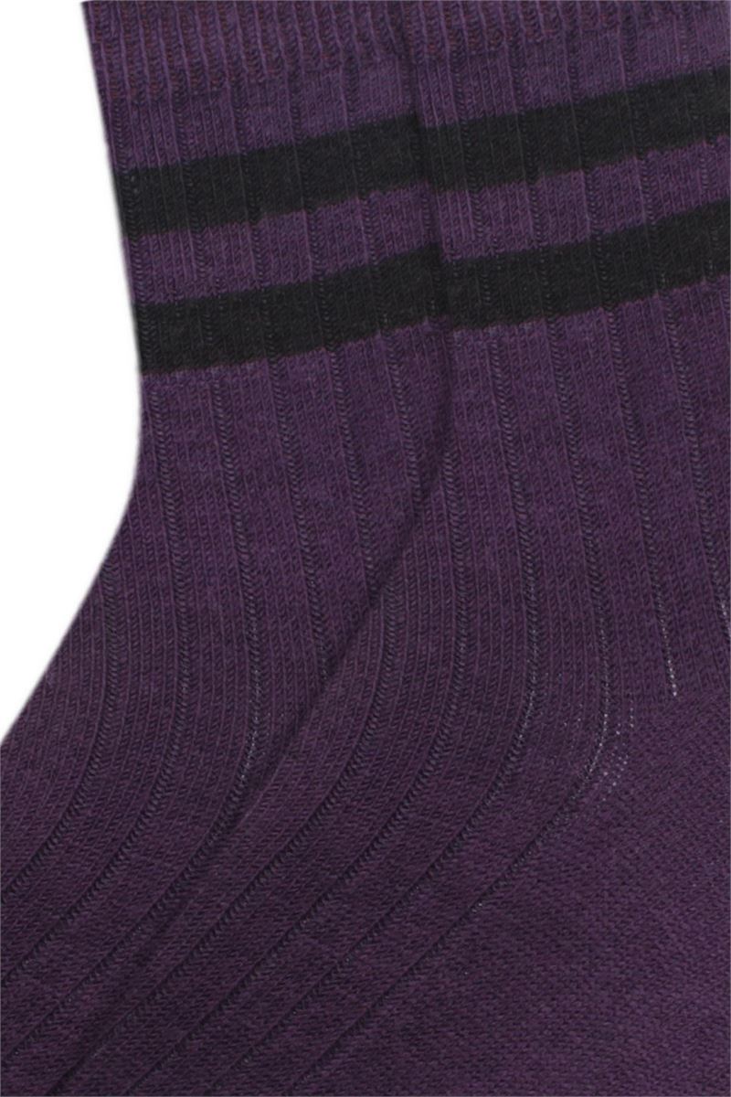 RING PATTERNED DERBY WOMEN S SOCKS