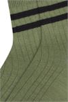 RING PATTERNED DERBY WOMEN S SOCKS