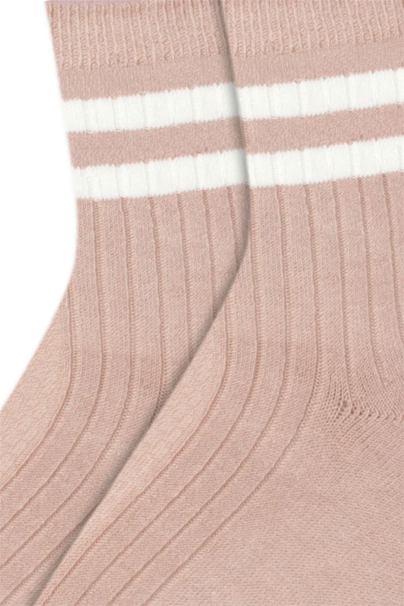 RING PATTERNED DERBY WOMEN S SOCKS