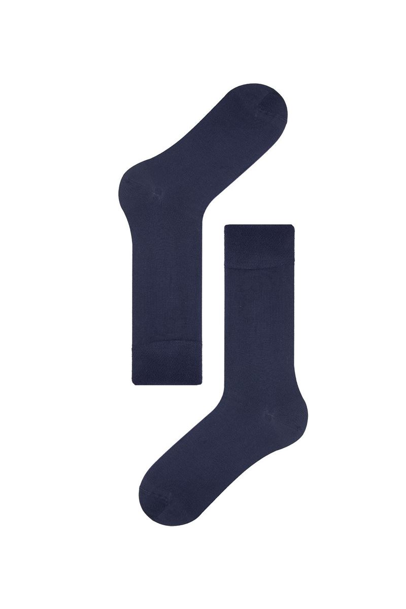 SIMPLE BAMBOO MEN S SOCKS NAVY BLUE