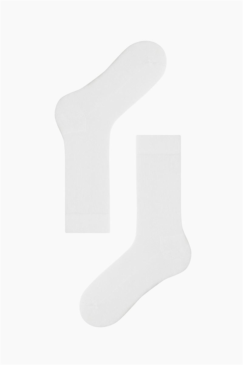 BROSS SIMPLE MEN S TERRY SOCKS WHITE