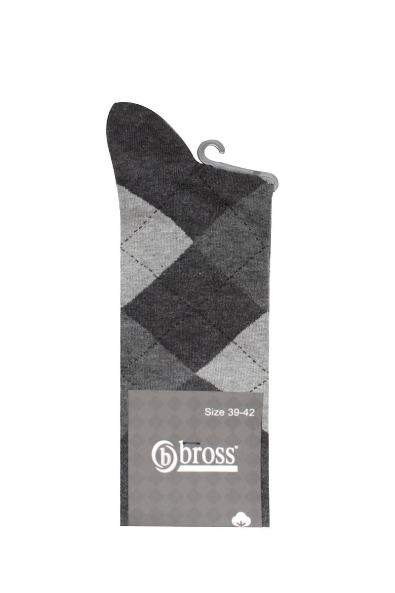 CHECKED PATTERNED MEN S SOCKS