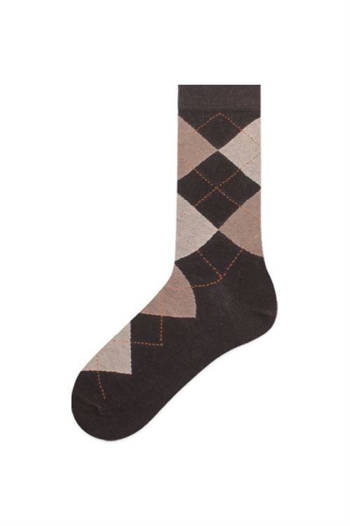 Checked Patterned Men S Socks 12