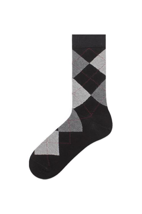 Checked Patterned Men S Socks 12