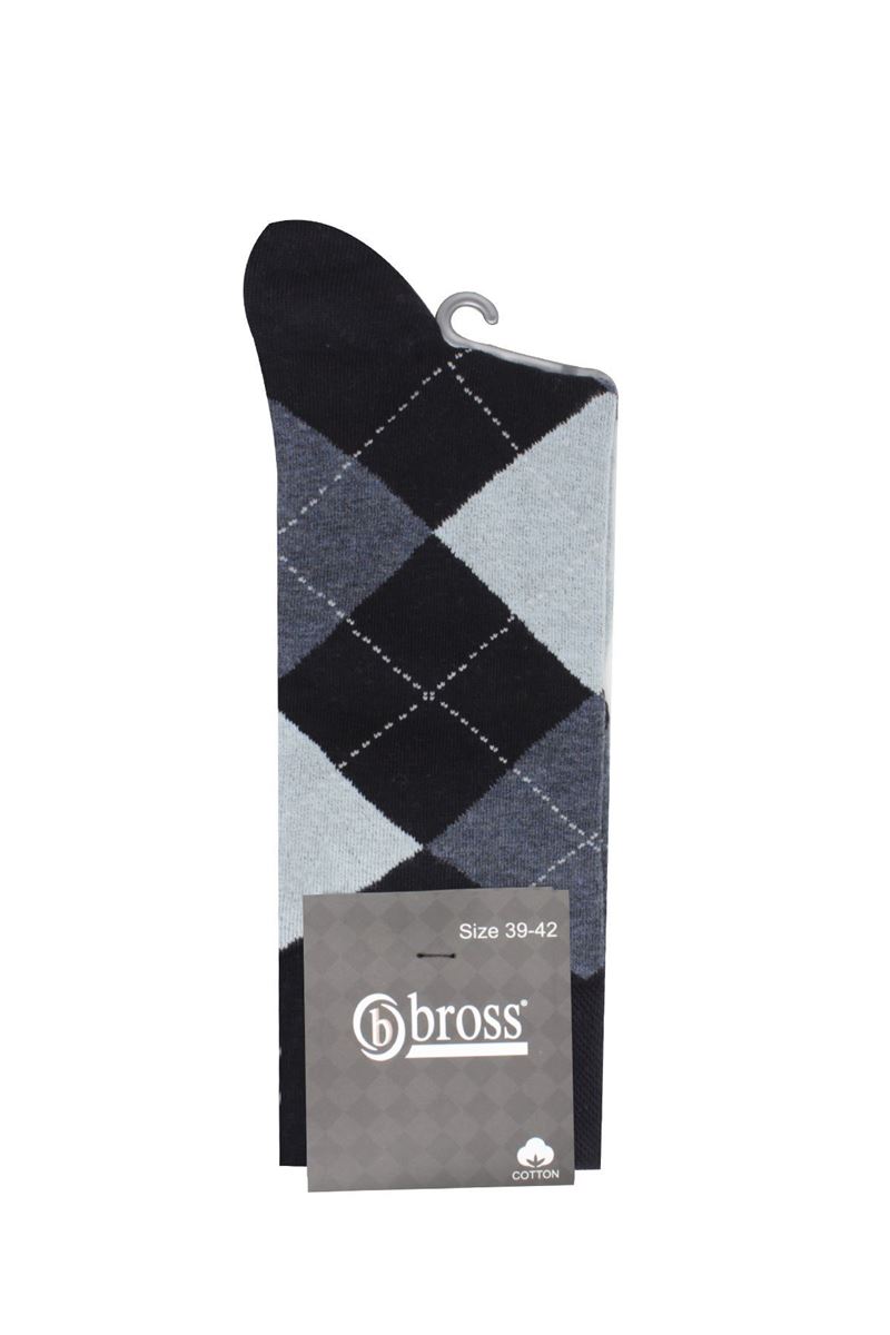 CHECKED PATTERNED MEN S SOCKS