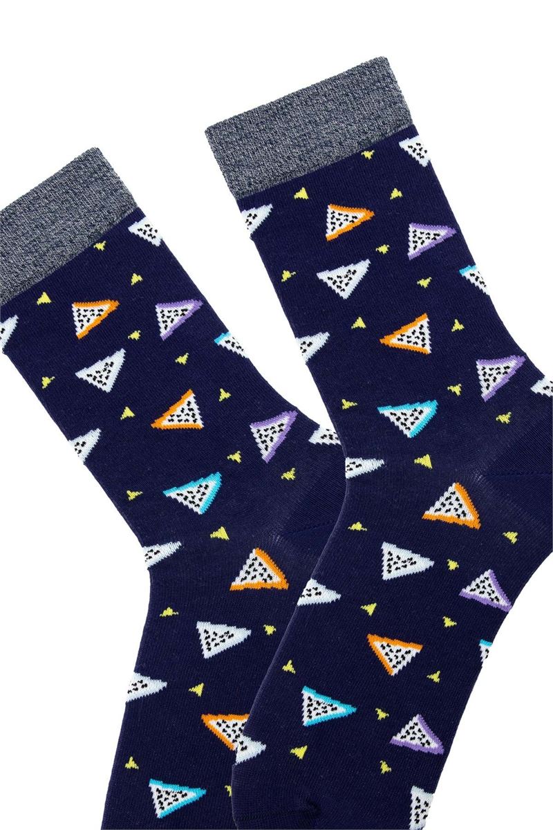 BROSS MAN VAITER SOCKS GEOMETRIC PATTERNED ASORTY