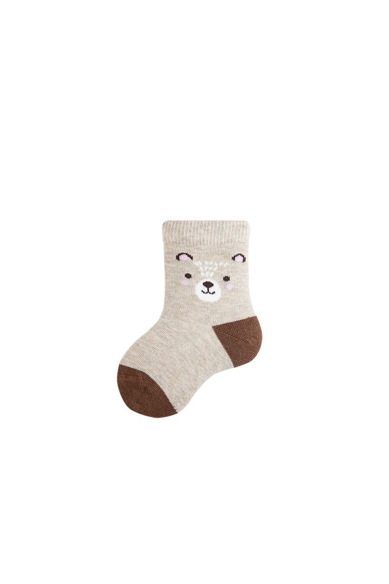 BROSS ANIMAL PATTERNED BABY BOYS SOCKS ASORTY