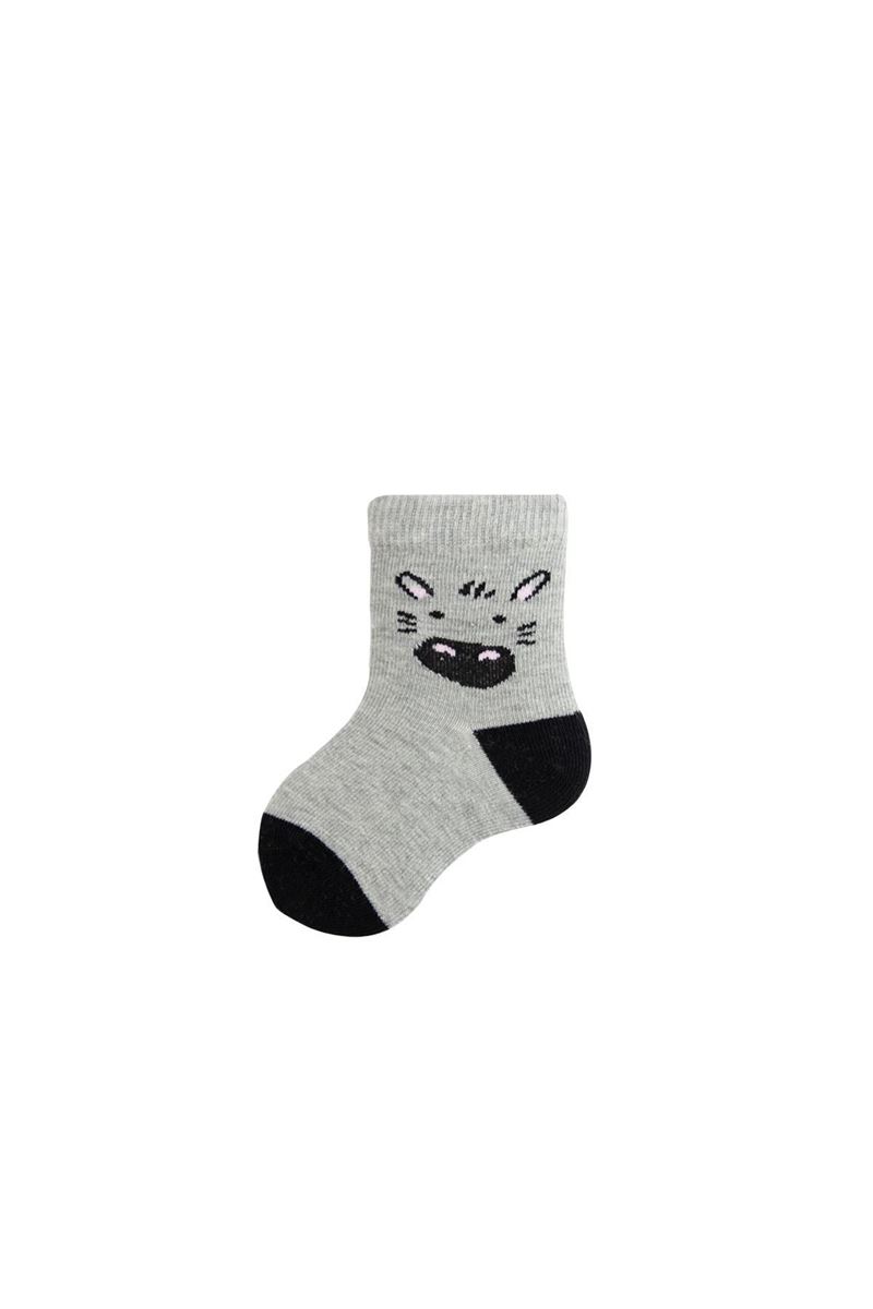BROSS ANIMAL PATTERNED BABY BOYS SOCKS ASORTY