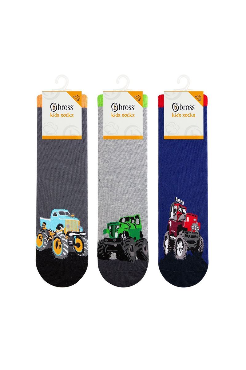BROSS
 JEEP PATTERN BOY SOCKET SOCKS ASORTY