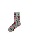 WOMEN SILHOUETTE PATTERNED WOMENS TERRY SOCKS