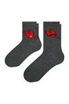 HEART AND MUSTACHE MEN'S & WOMEN'S COMBINATION SOC