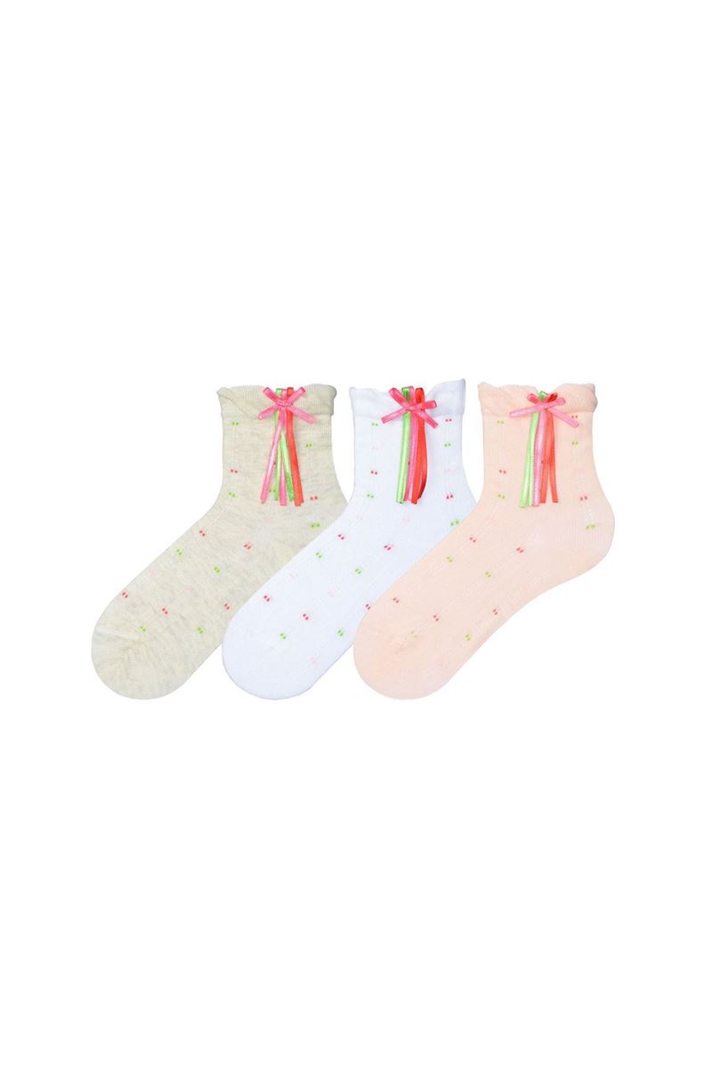BROSS RIBBON ACCESSORY GIRLS  SOCKS ASORTY