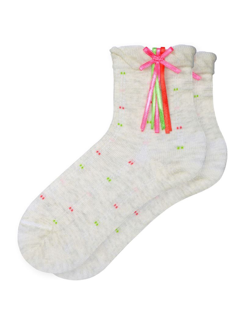 BROSS RIBBON ACCESSORY GIRLS  SOCKS ASORTY