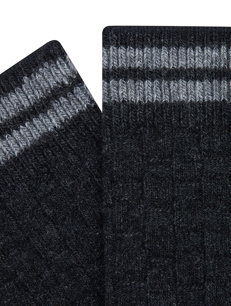 BROSS RINGED RUBBER BOYS  WOOL SOCKS ASORTY