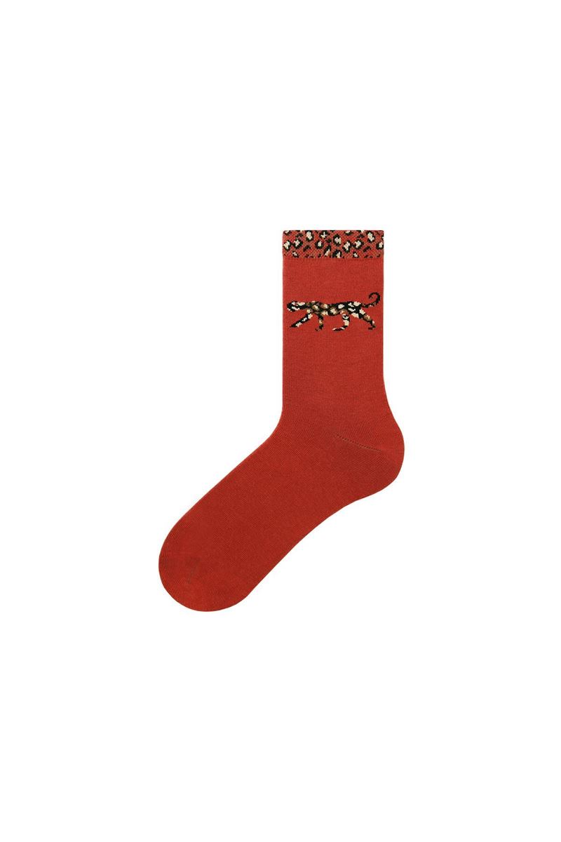 LEOPARD WOMENS SOCKS ASORTY