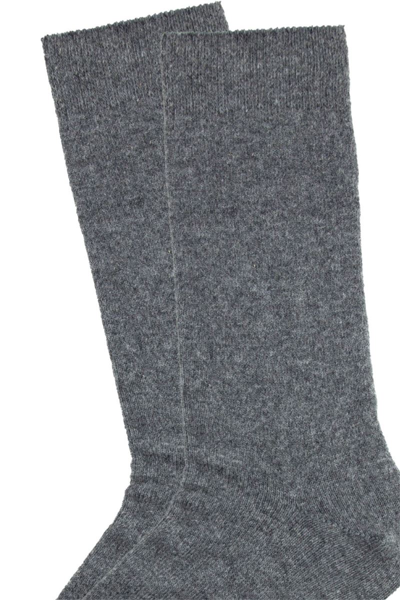 BROSS MEN WOOL SOCKS ANTHRACITE