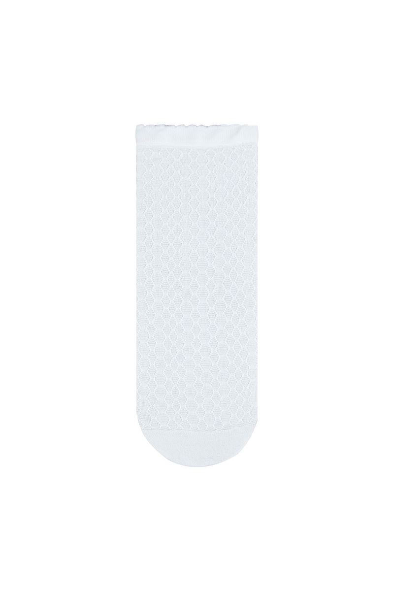 BROSS GIRLS  MICRO SOCKS WHITE