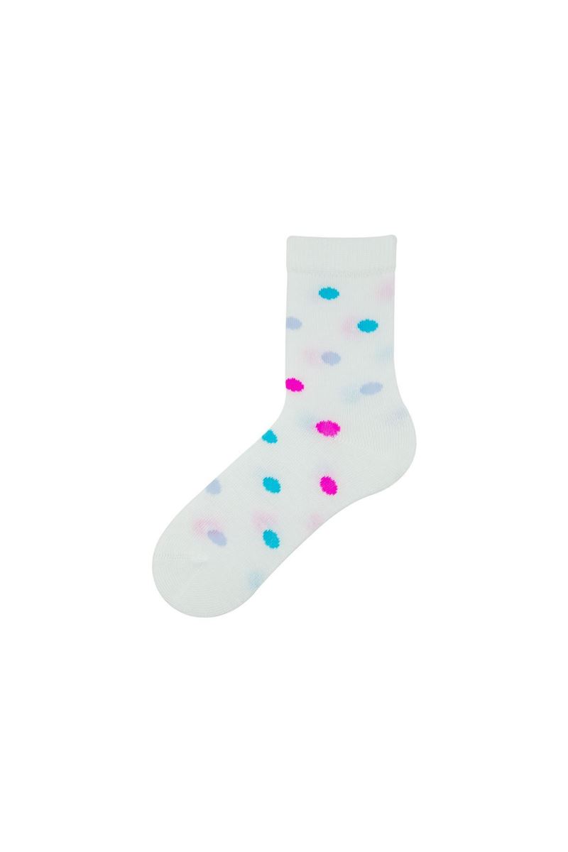 BROSS POINT PATTERNED GIRLS SOCKET SOCKS (TULIP) ASORTY