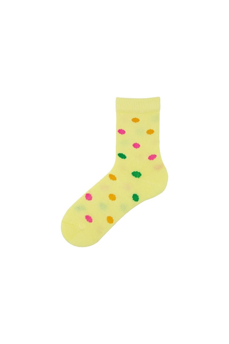 BROSS POINT PATTERNED GIRLS SOCKET SOCKS (TULIP) ASORTY