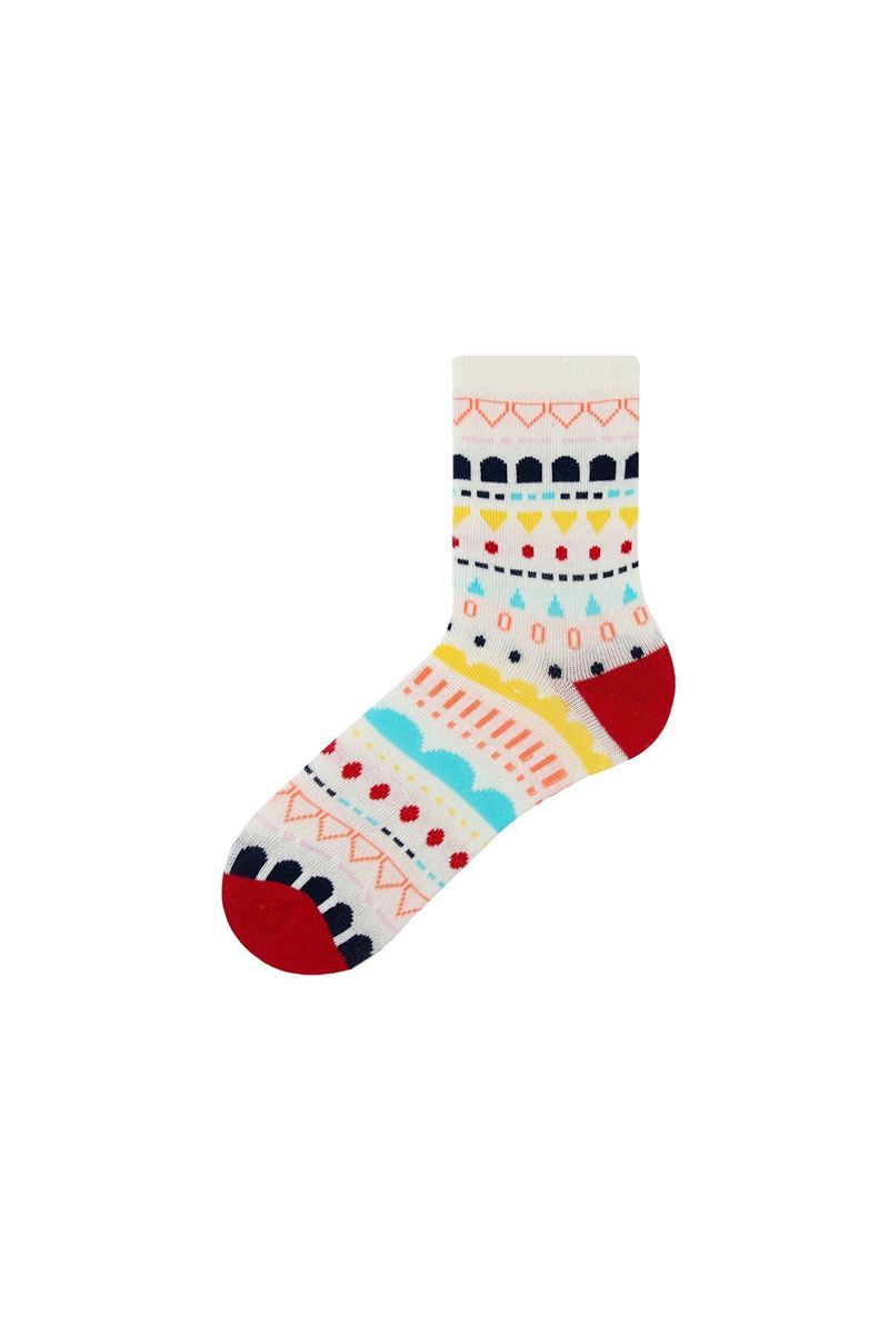 BROSS COLORFUL PATTERNED GIRLS SOCKS ASORTY