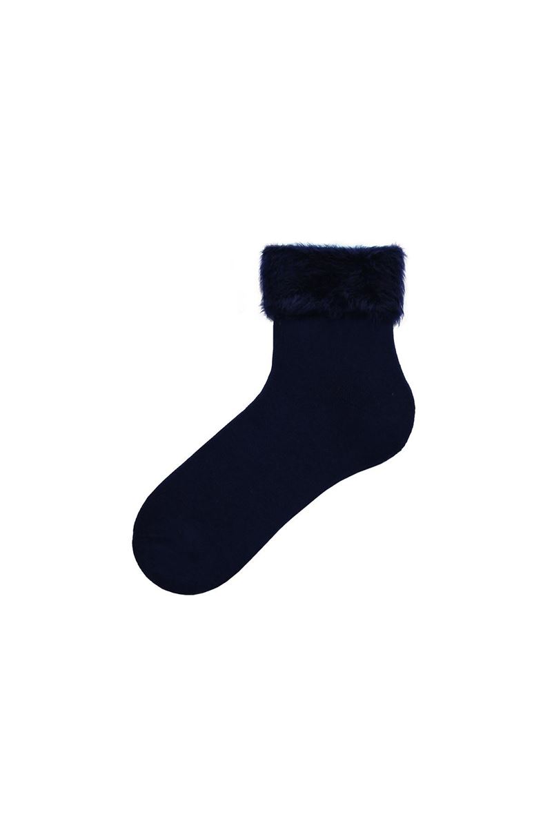 FRINGED WOMENS TERRY SOCKS