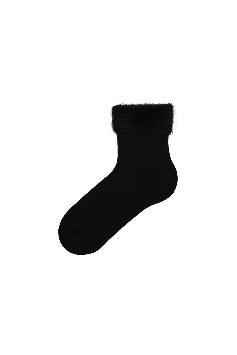 FRINGED WOMENS TERRY SOCKS