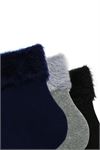 FRINGED WOMENS TERRY SOCKS