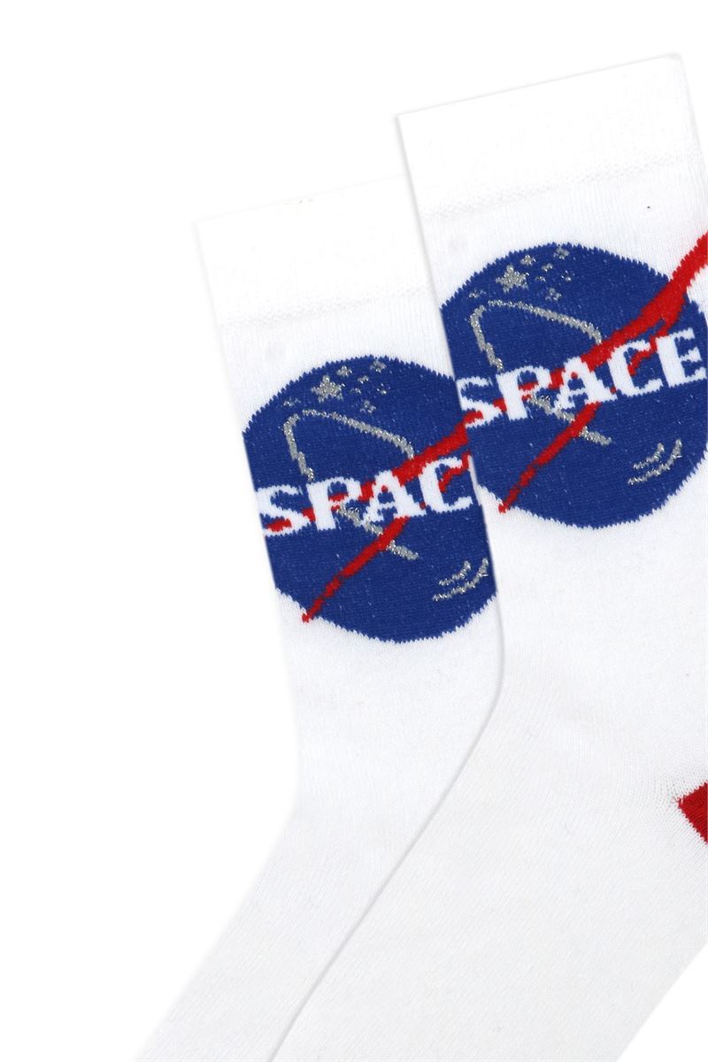 SPACE WRITTEN WOMENS SOCKS ASORTY