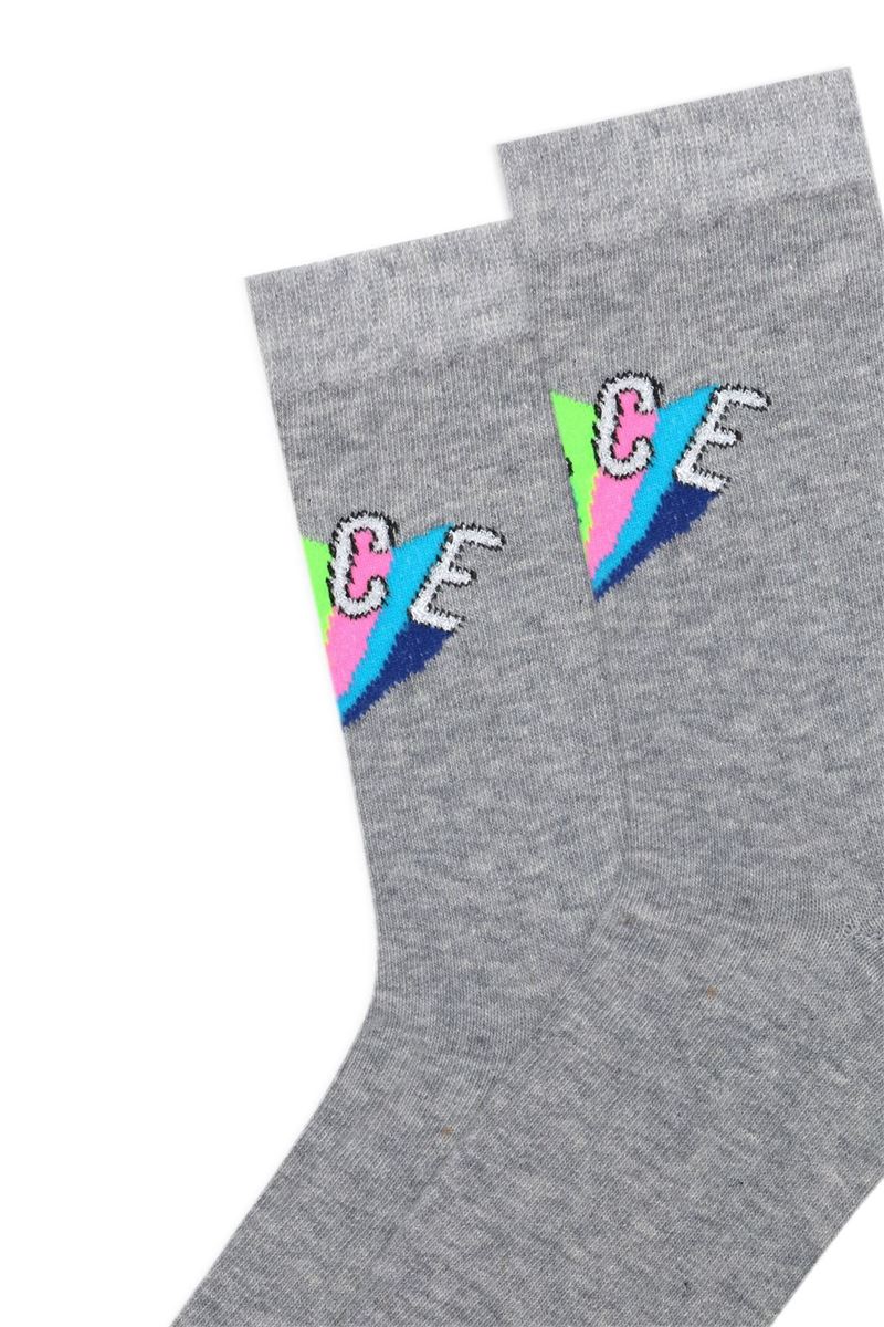 SPACE WRITTEN WOMENS SOCKS ASORTY