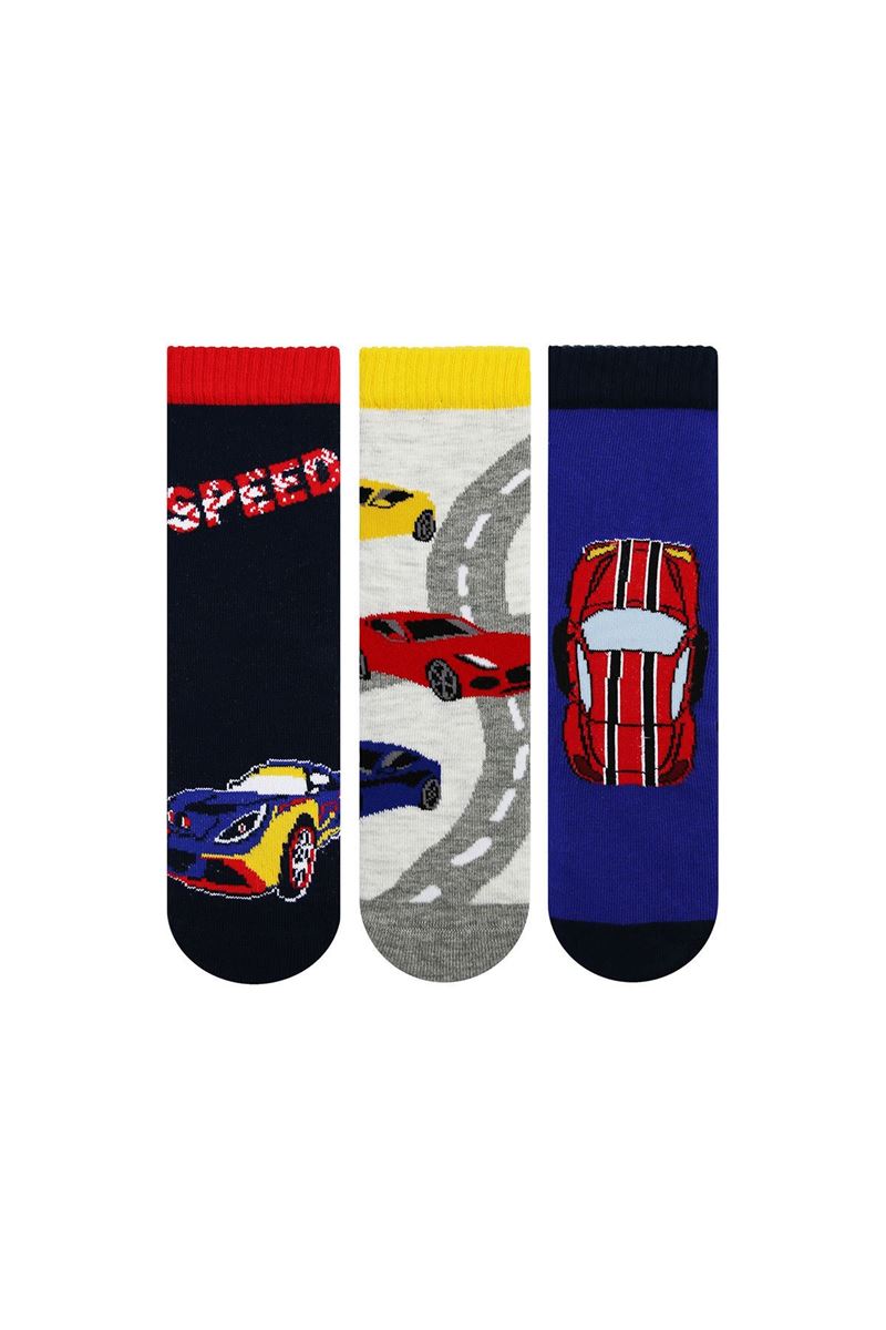 BROSS SPEED PATTERN BOY SOCKET SOCKS ASORTY