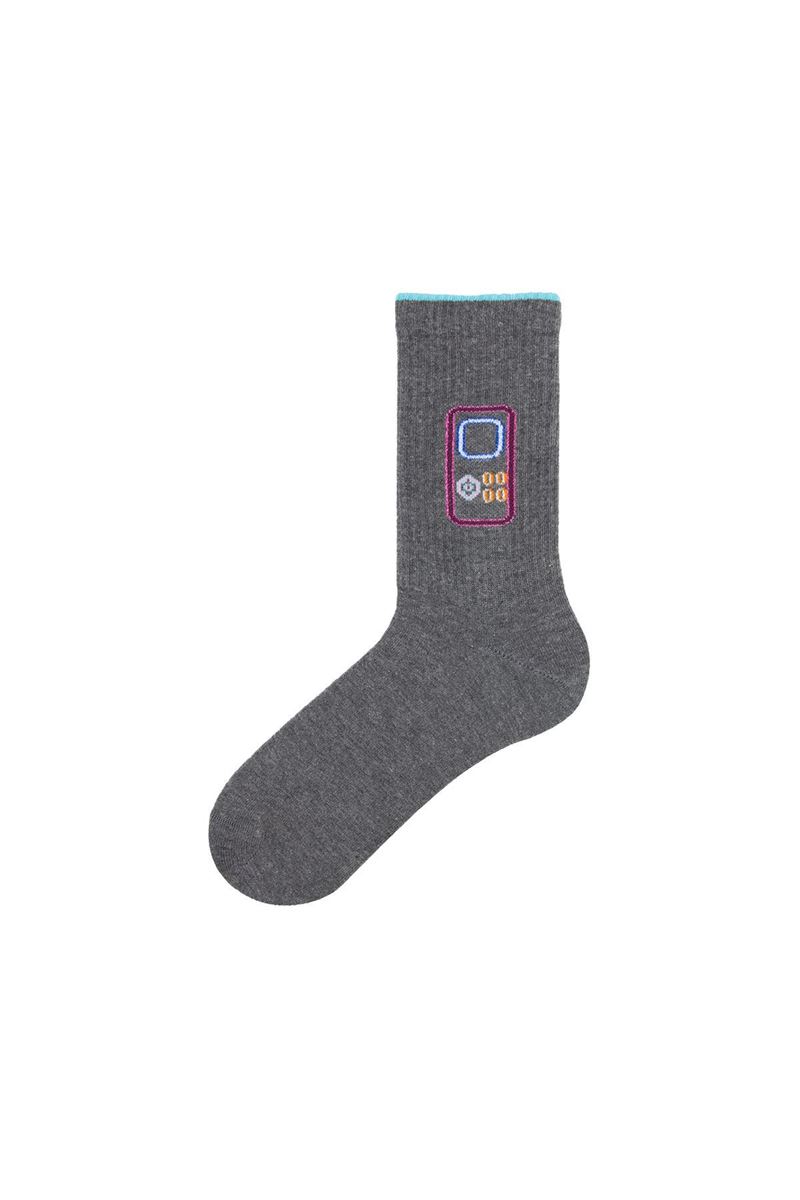BROSS TETRIS THEMED TEENAGE + MENS SOCKS ( MODEL-3) ASORTY