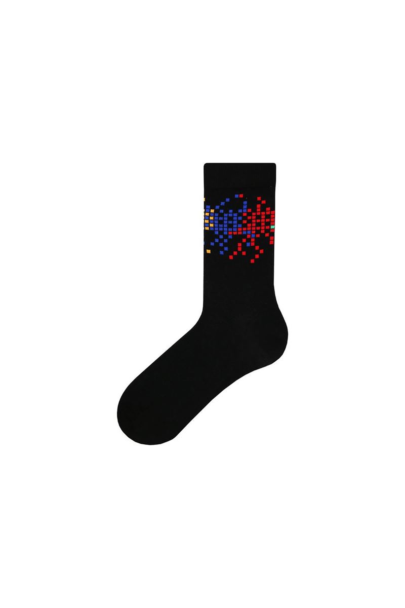 BROSS TETRIS THEMED TEENAGE + MENS SOCKS ( MODEL-5) ASORTY