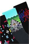 TETRIS THEMED TEENAGE + MENS SOCKS ( MODEL-5)