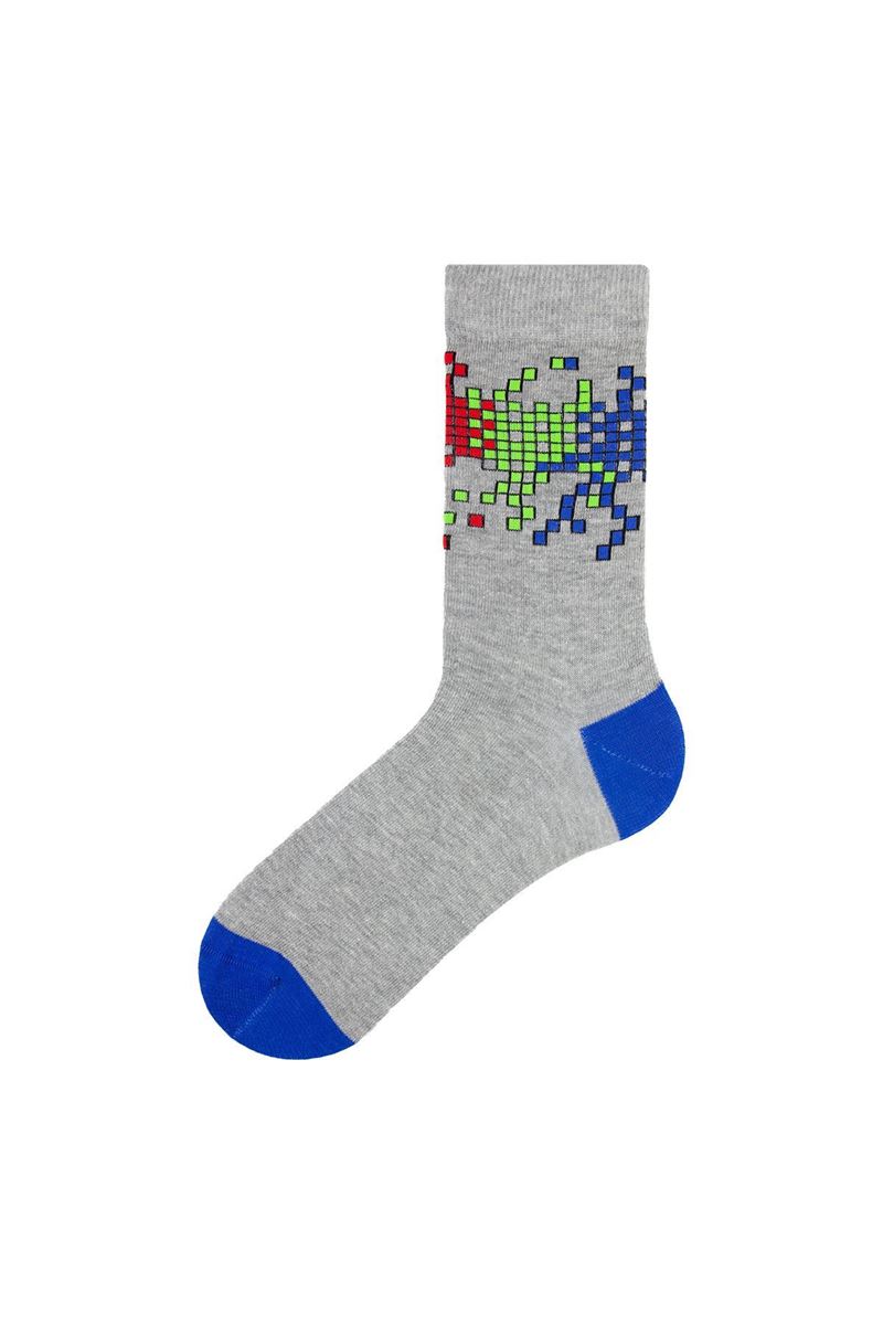 BROSS TETRIS THEMED TEENAGE + MENS SOCKS ( MODEL-2) ASORTY