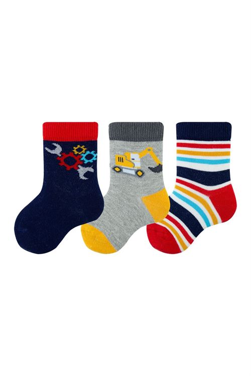 Truck Pattern Baby Boy Socket Socks 12