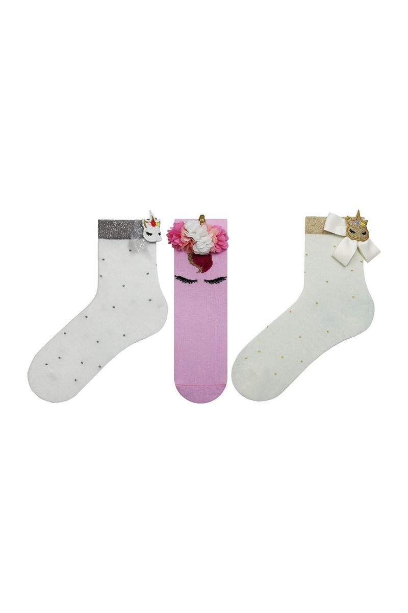 BROSS UNICO GIRL SOCKET SOCKS ASORTY