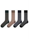 ZIGZAG PATTERNED JACQUARD MEN SOCKS