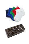 NEW YEAR PATTERN COLOURFUL BABY ROLLTOP SOCKS