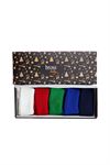NEW YEAR PATTERN COLOURFUL BABY ROLLTOP SOCKS