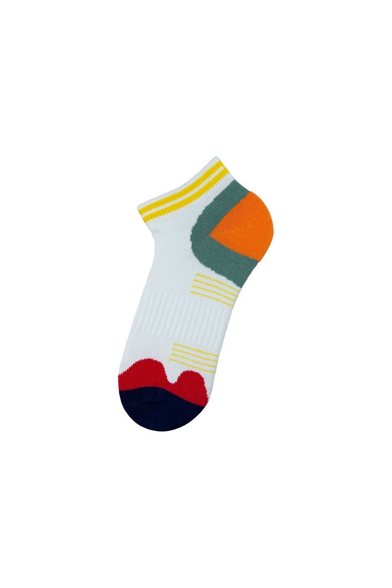 BROSS GIRL ANKLE SOCKS WAVE PATTERNED ASORTY